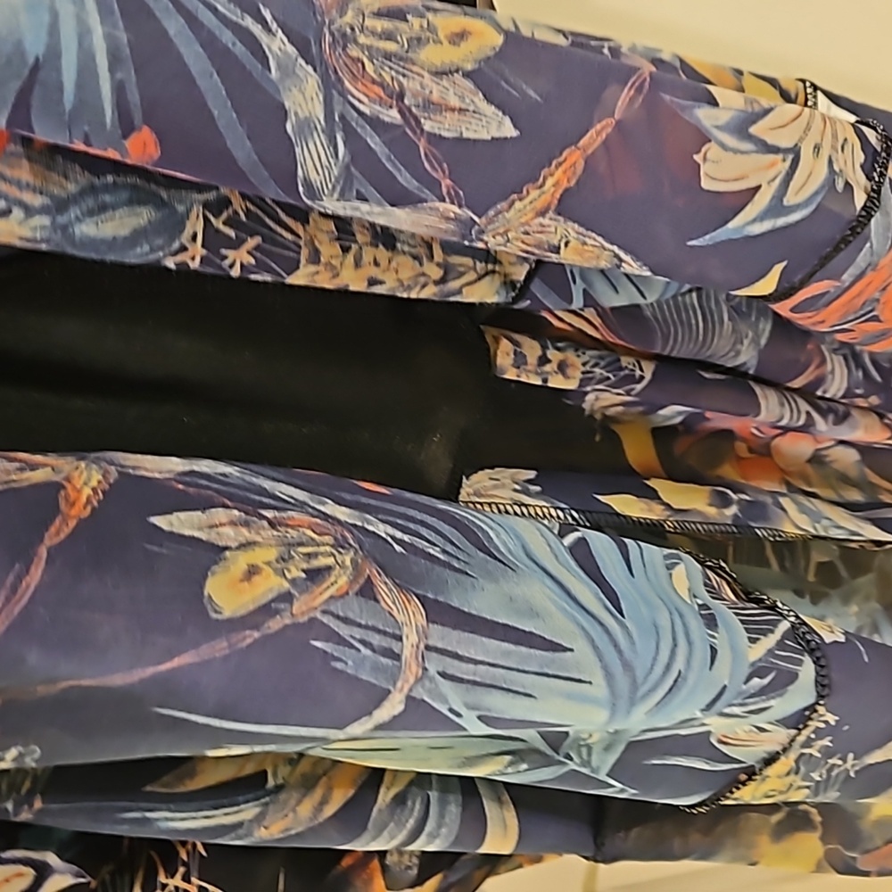 Brand unknown Long Black Floral Sundress Size 2xl - Picture 9 of 11
